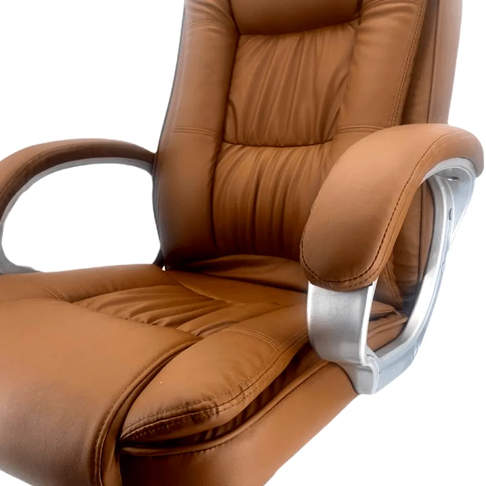 Executive Leather Office Chair Al-8899H-Brown - Shop Now For Best Deals