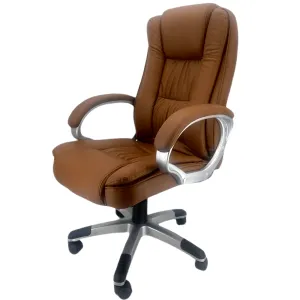 Executive Leather Office Chair Al-8899H-Brown - Shop Now For Best Deals