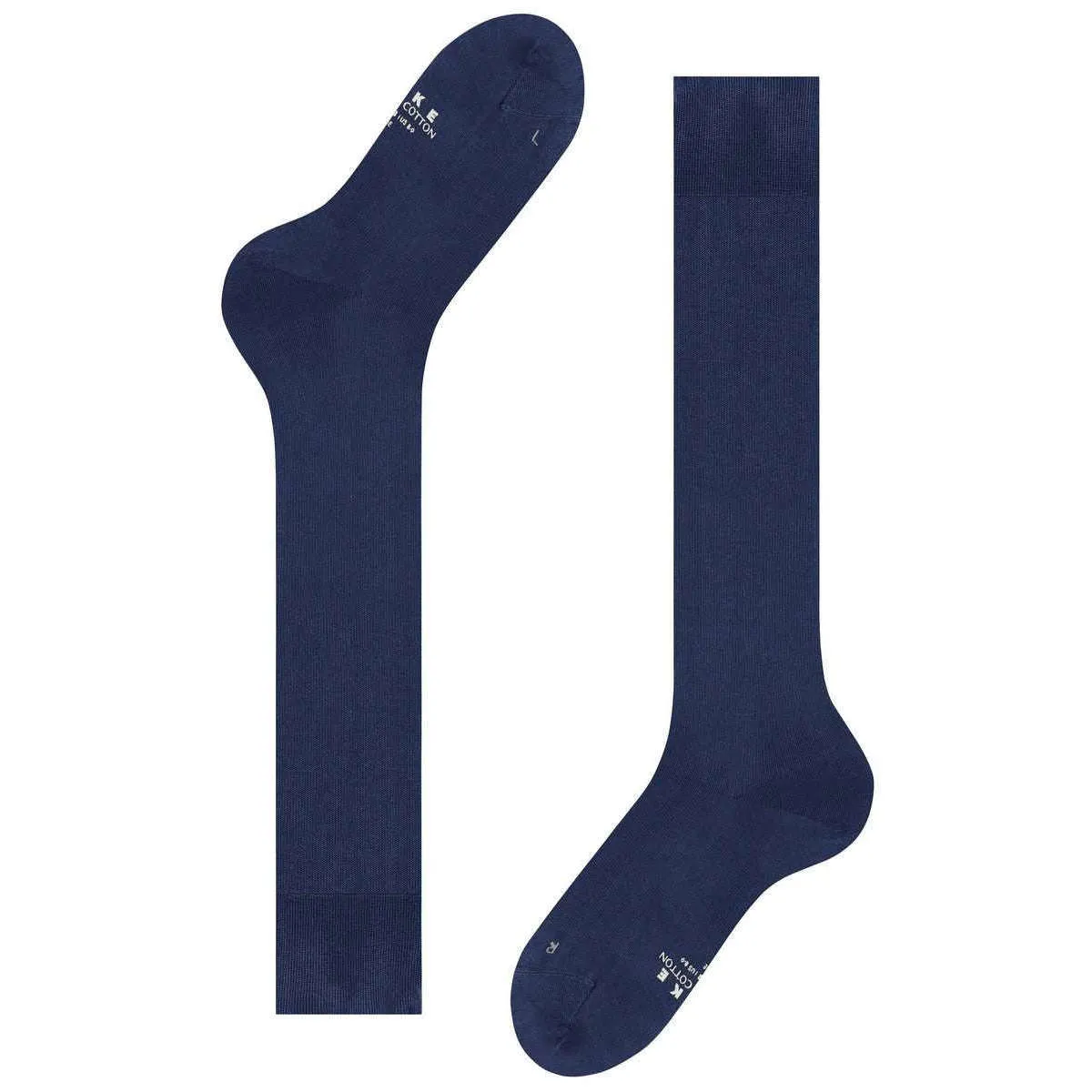 Falke Energizing Cotton Knee High Socks - Deep Blue