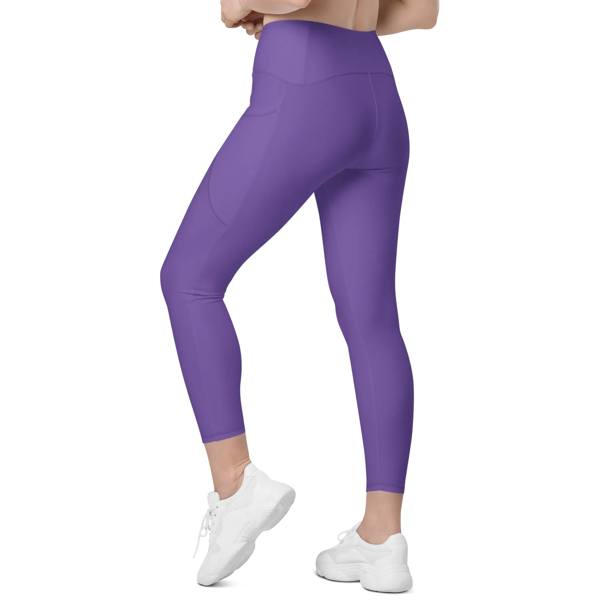Fierce Purple Leggings With Pockets