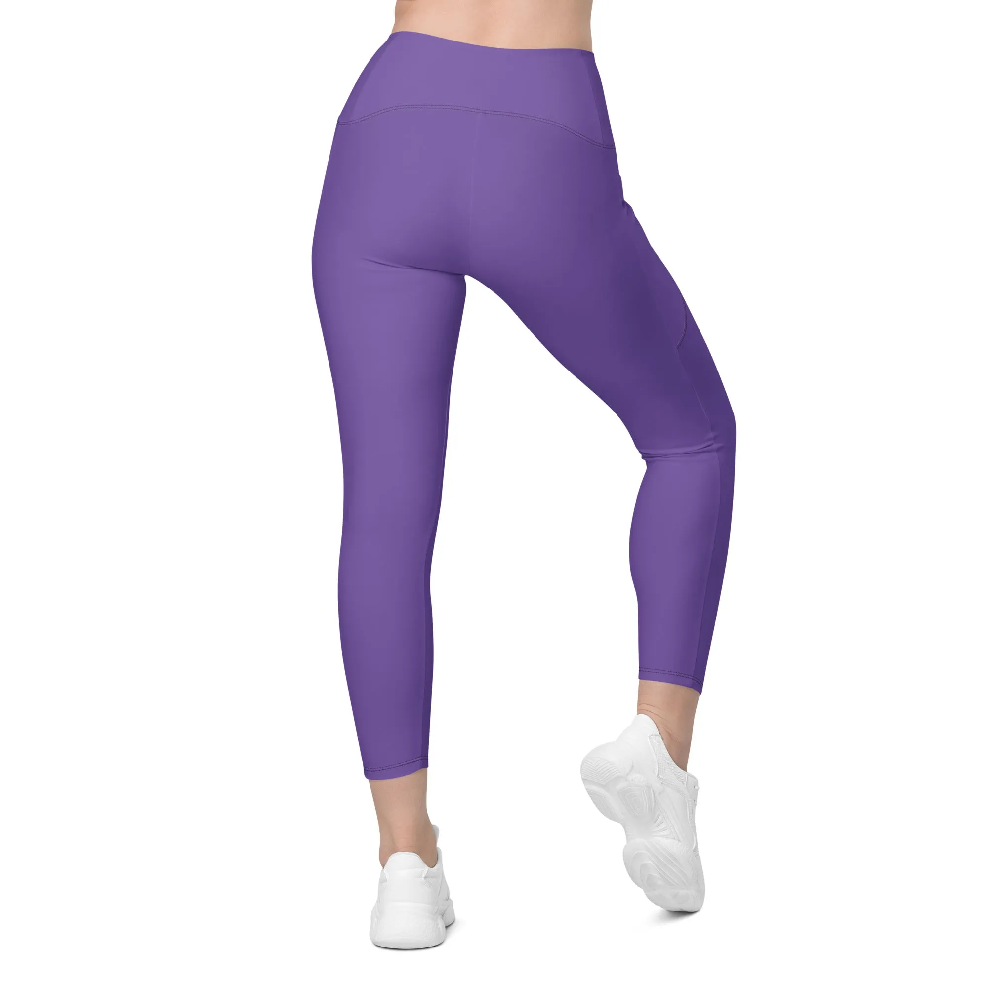 Fierce Purple Leggings With Pockets