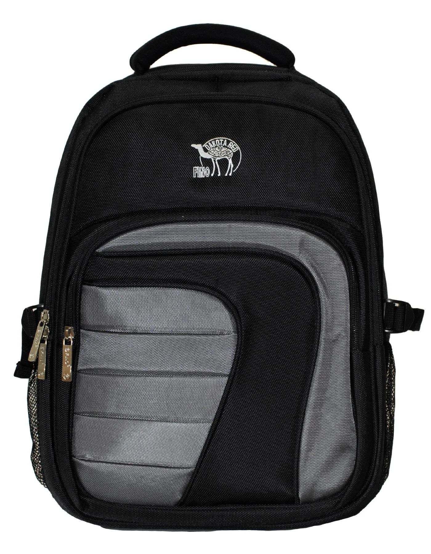 Fino SK-9027 Dakota Red 15 inch Laptop Backpack -22 Litre - Black & Grey