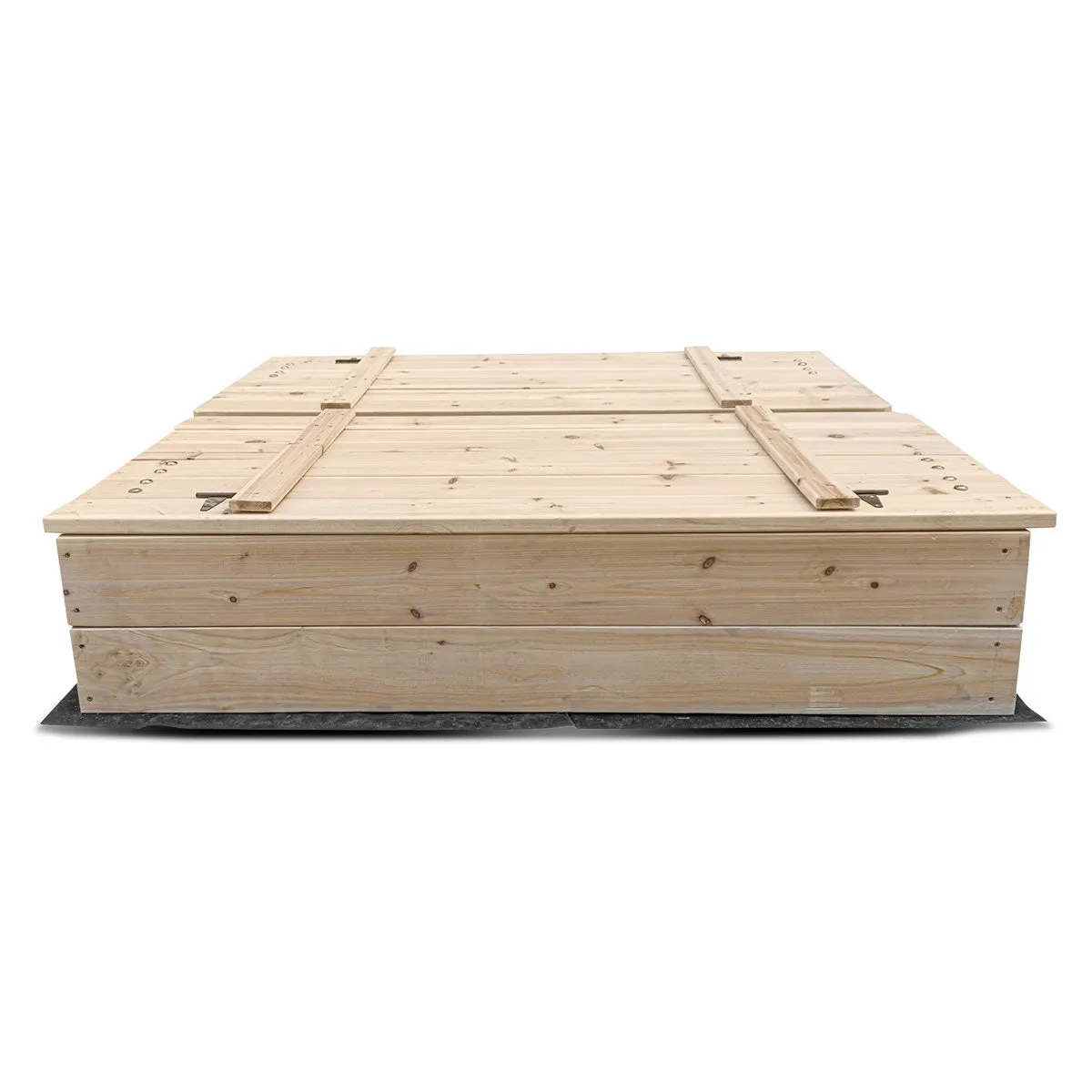 Foldable Seats XL Square Sandpit with Bench by Lifespan Kids