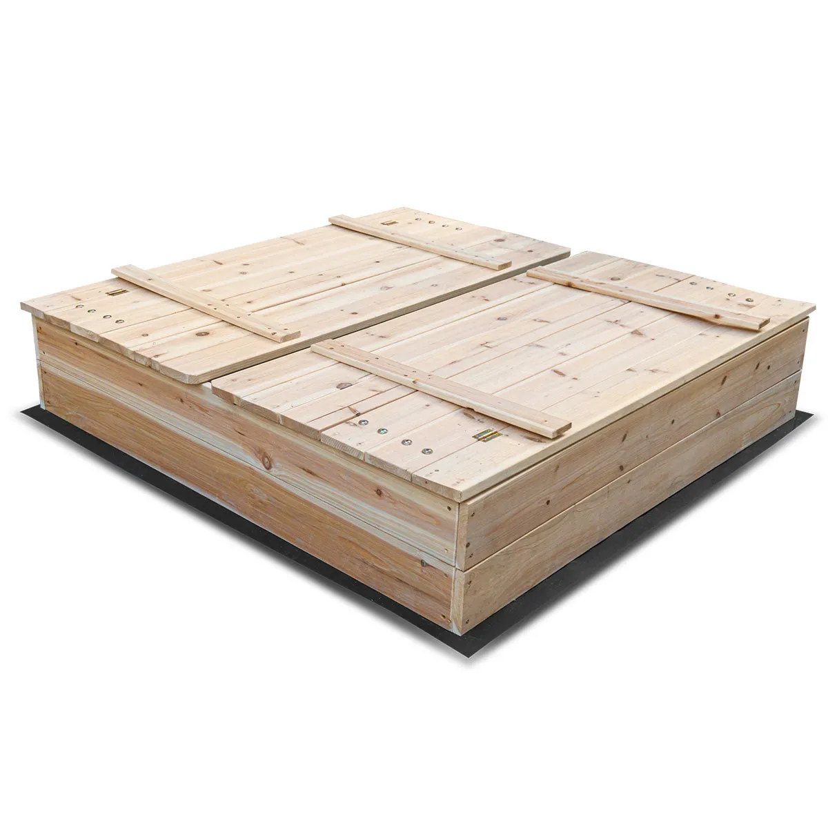 Foldable Seats XL Square Sandpit with Bench by Lifespan Kids