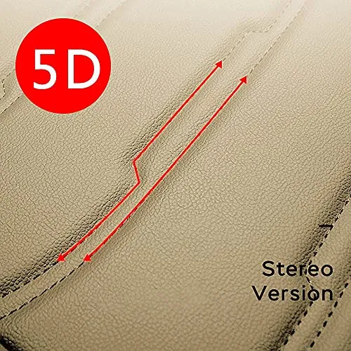 Front & Rear Seat Covers with Headrest Backrest Cushions for Chevy Chevrolet Bolt EV EUV Car Seat Cover Luxury PU Leather Comfortable Wear Resistant Beige