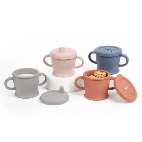 Haakaa - Silicone Sip-N-Snack Cup (250ml)