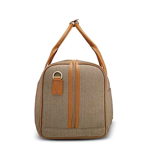 Hartmann Deluxe Weekend Duffel, Terracotta Herringbone