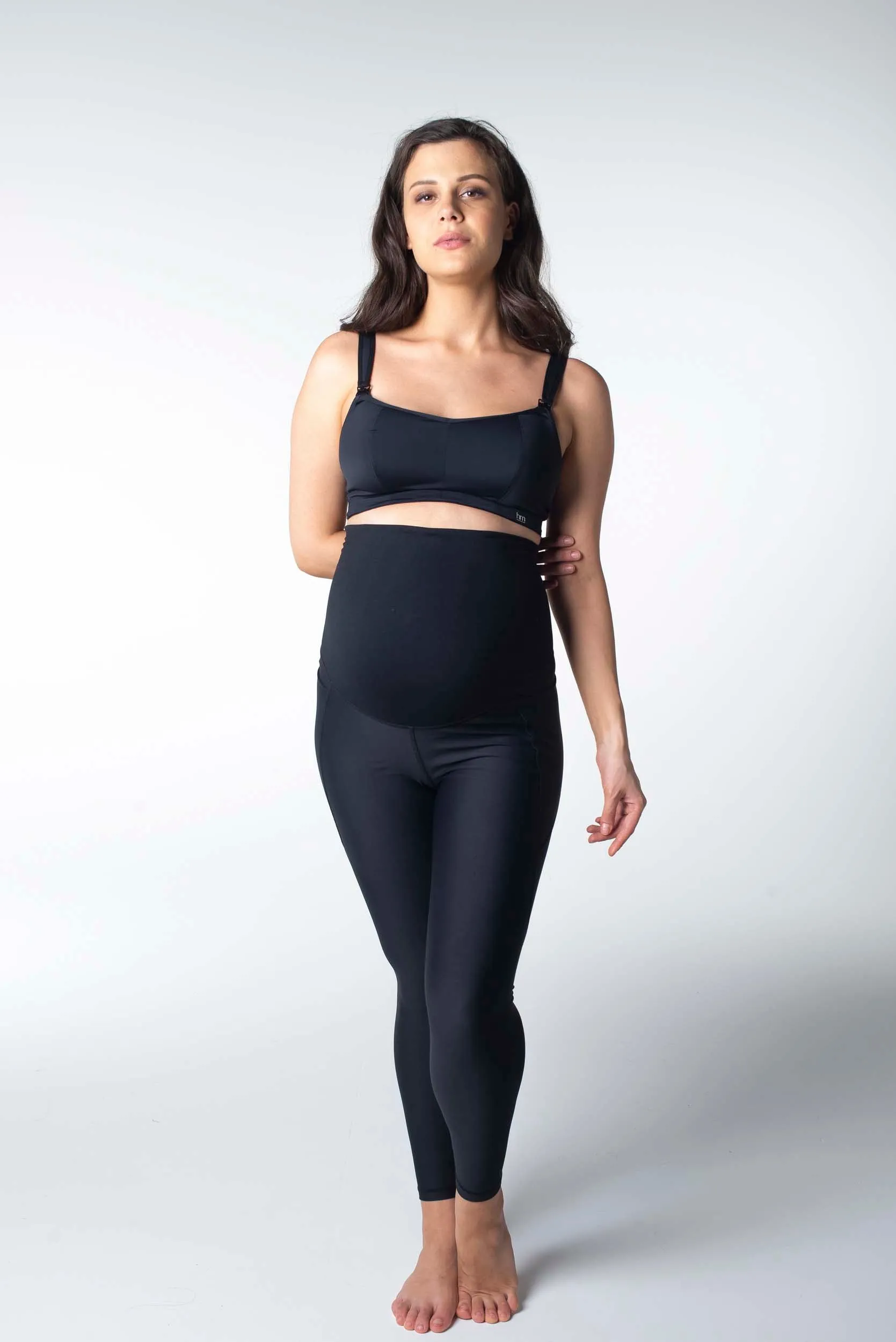 Hotmilk 'Focus' Maternity Sports Support Leggings - Black