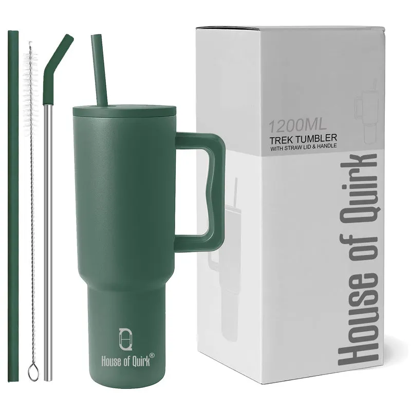 Hydra Boost Stainless Steel Tumbler (1200 ML) - Dark Green