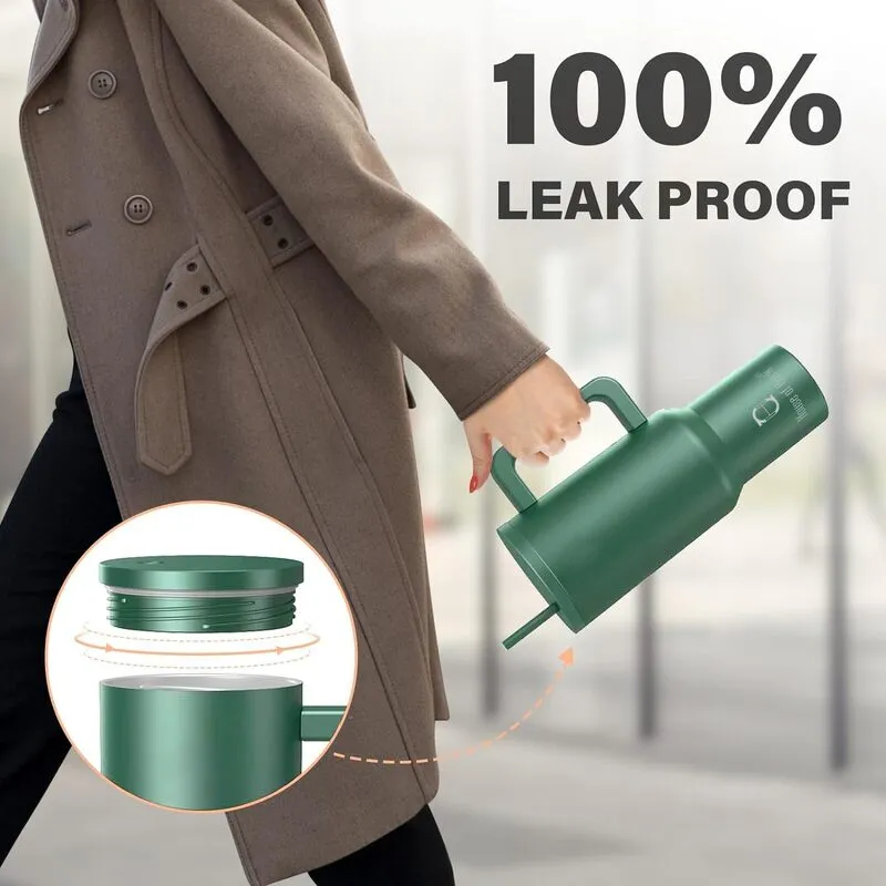 Hydra Boost Stainless Steel Tumbler (1200 ML) - Dark Green