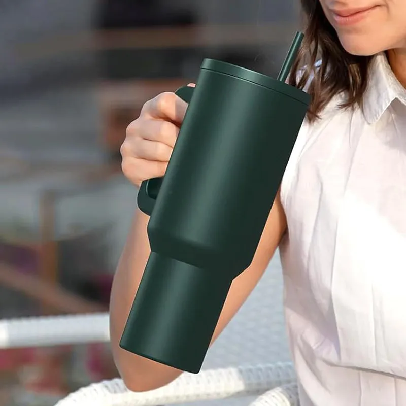 Hydra Boost Stainless Steel Tumbler (1200 ML) - Dark Green