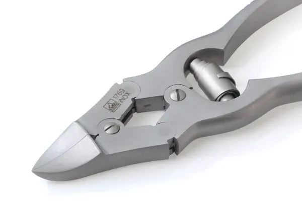 INOX Stainless Steel  5" Pedicure Heavy Duty Double Joint Mycotic Toenail Nippers, Germany
