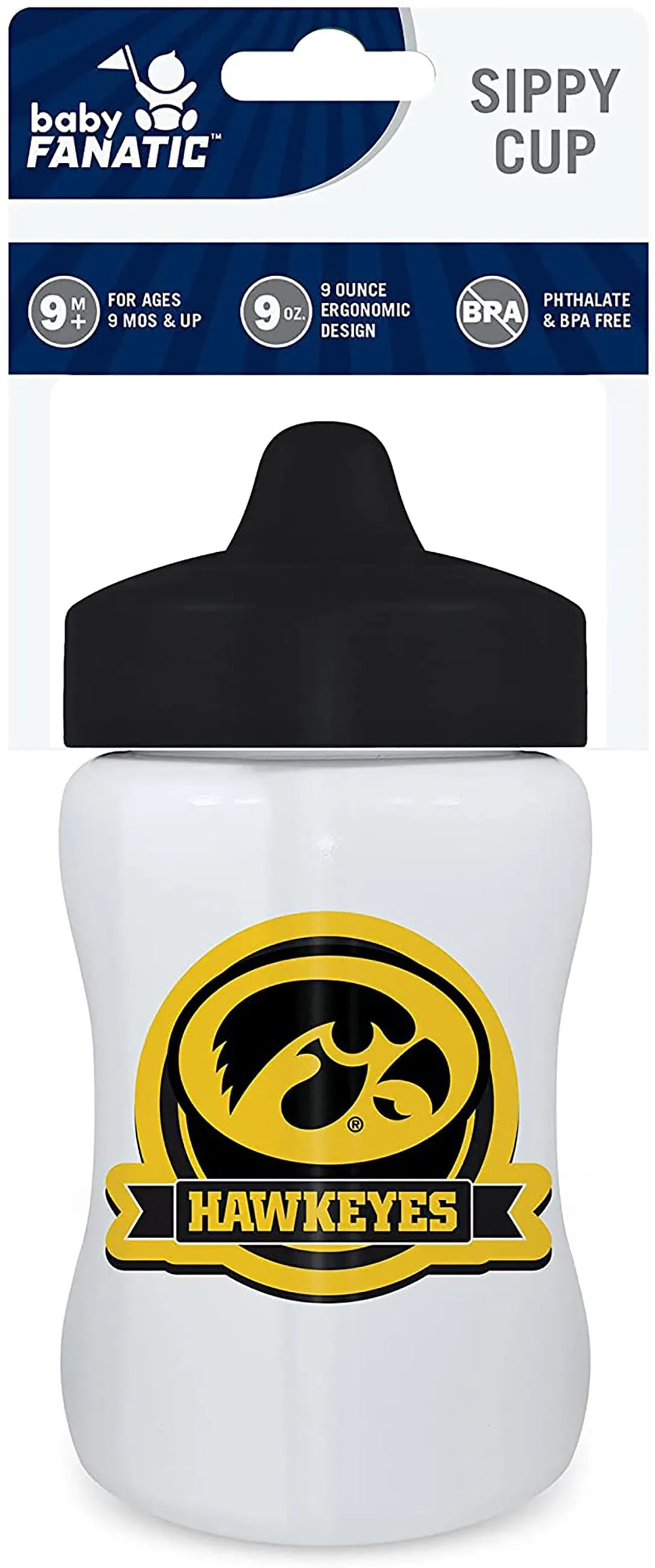 Iowa Hawkeyes NCAA 9oz Baby Sippy Cup