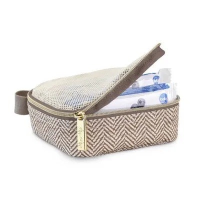 Itzy Ritzy Pack Like a Boss Packing Cubes - Taupe