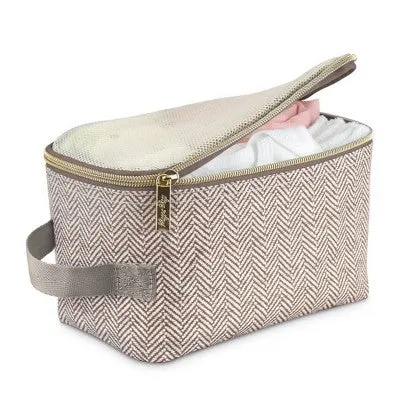 Itzy Ritzy Pack Like a Boss Packing Cubes - Taupe