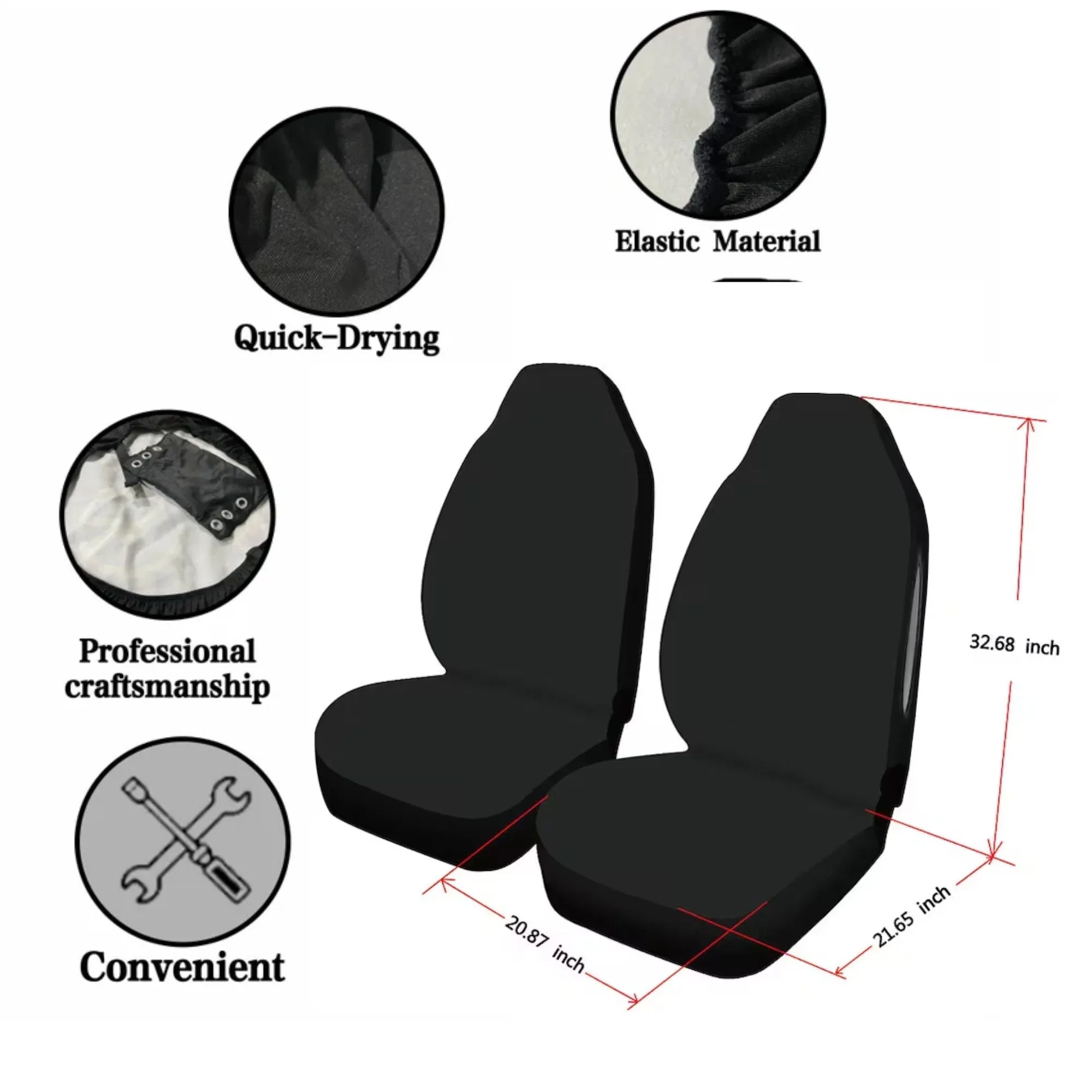 Kawaii Car Seat Covers, Cat Lover Gift, Cute Car Accessories for Women, Pink Hippie Car Decor Universal Chair Cover Anime Vehicle Seat Cover