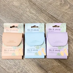 Lemon Lavender File It Away Nail Care Kit