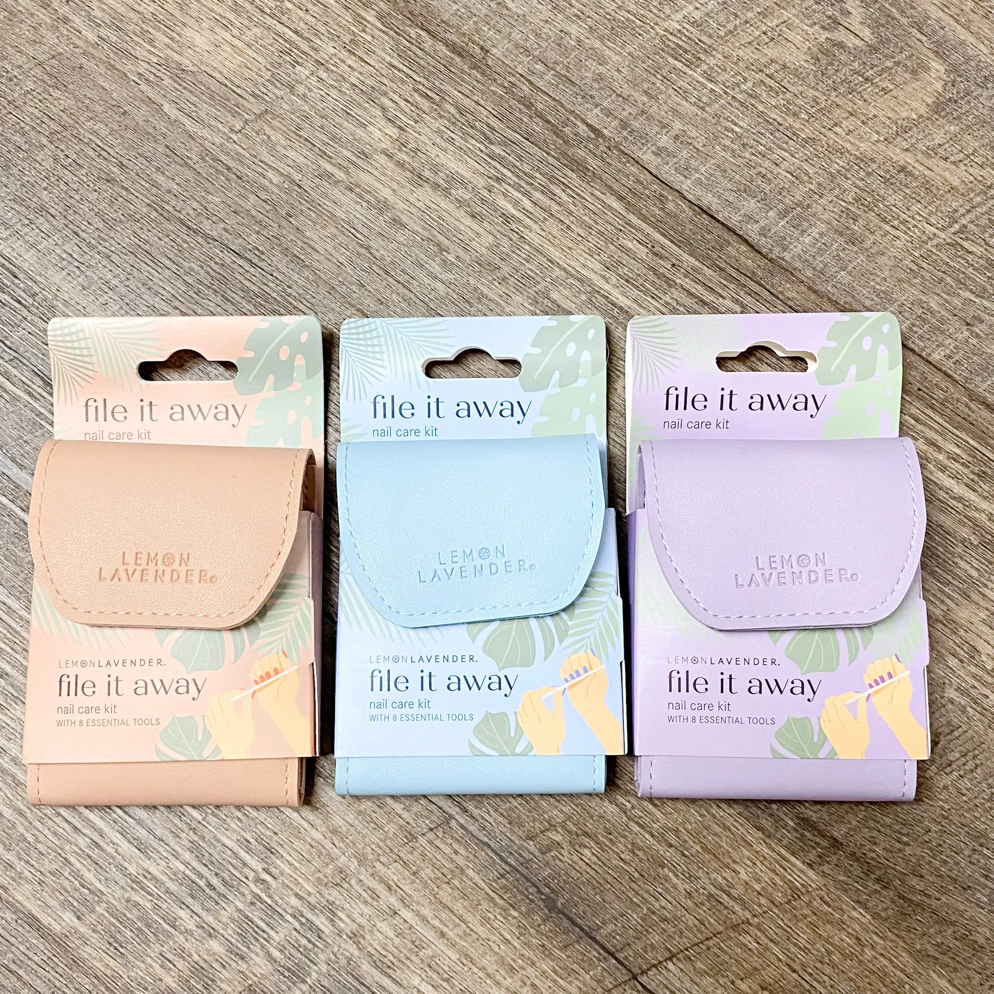 Lemon Lavender File It Away Nail Care Kit
