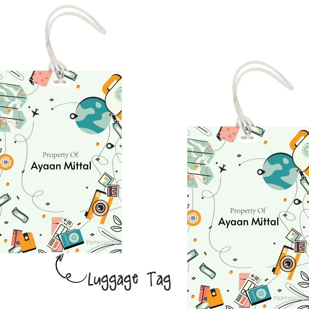 Luggage Tags -Travel- Pack of 2 Tags - PREPAID ONLY