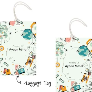 Luggage Tags -Travel- Pack of 2 Tags - PREPAID ONLY
