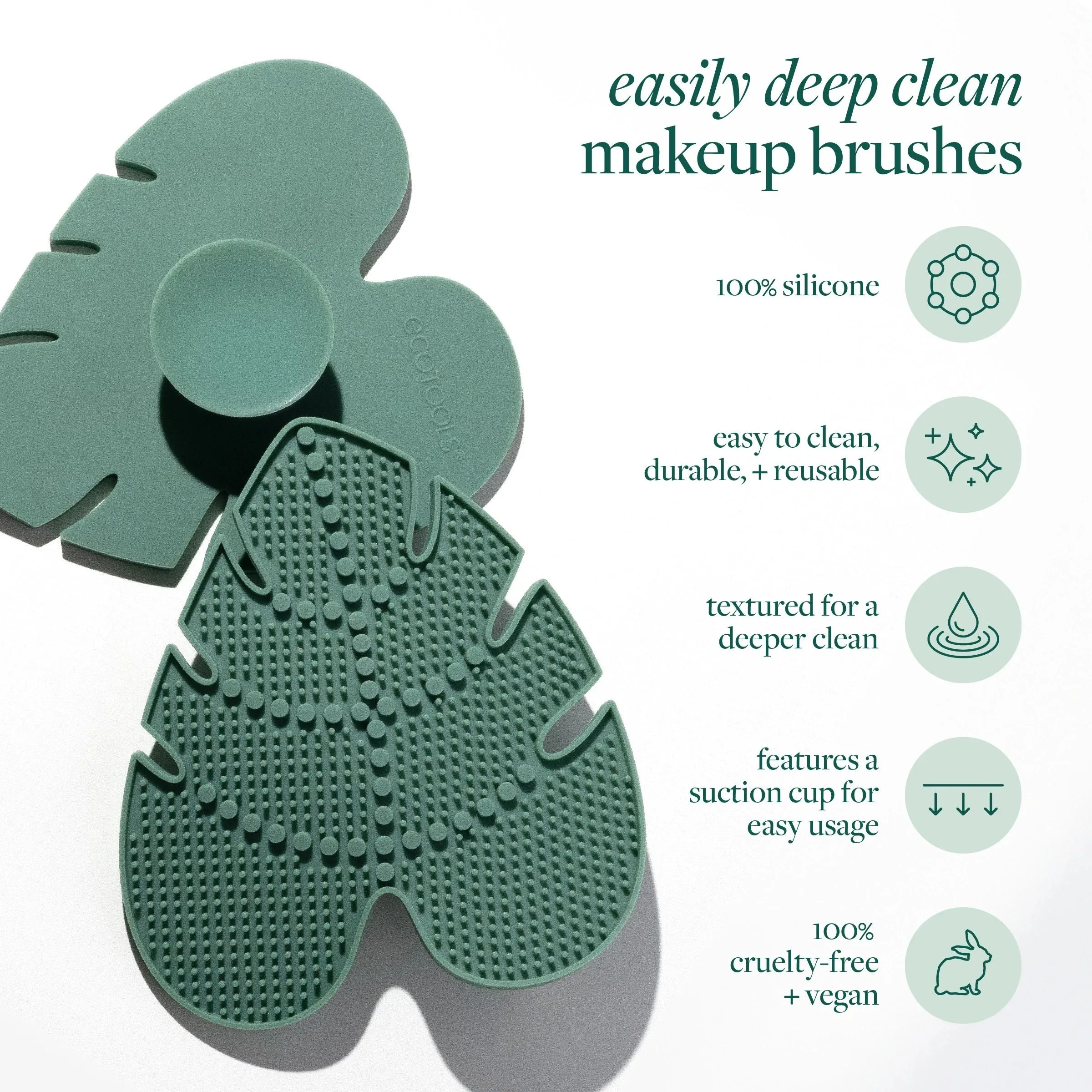 Makeup Brush Cleansing Pad   Deep Clean Shampoo Bundle