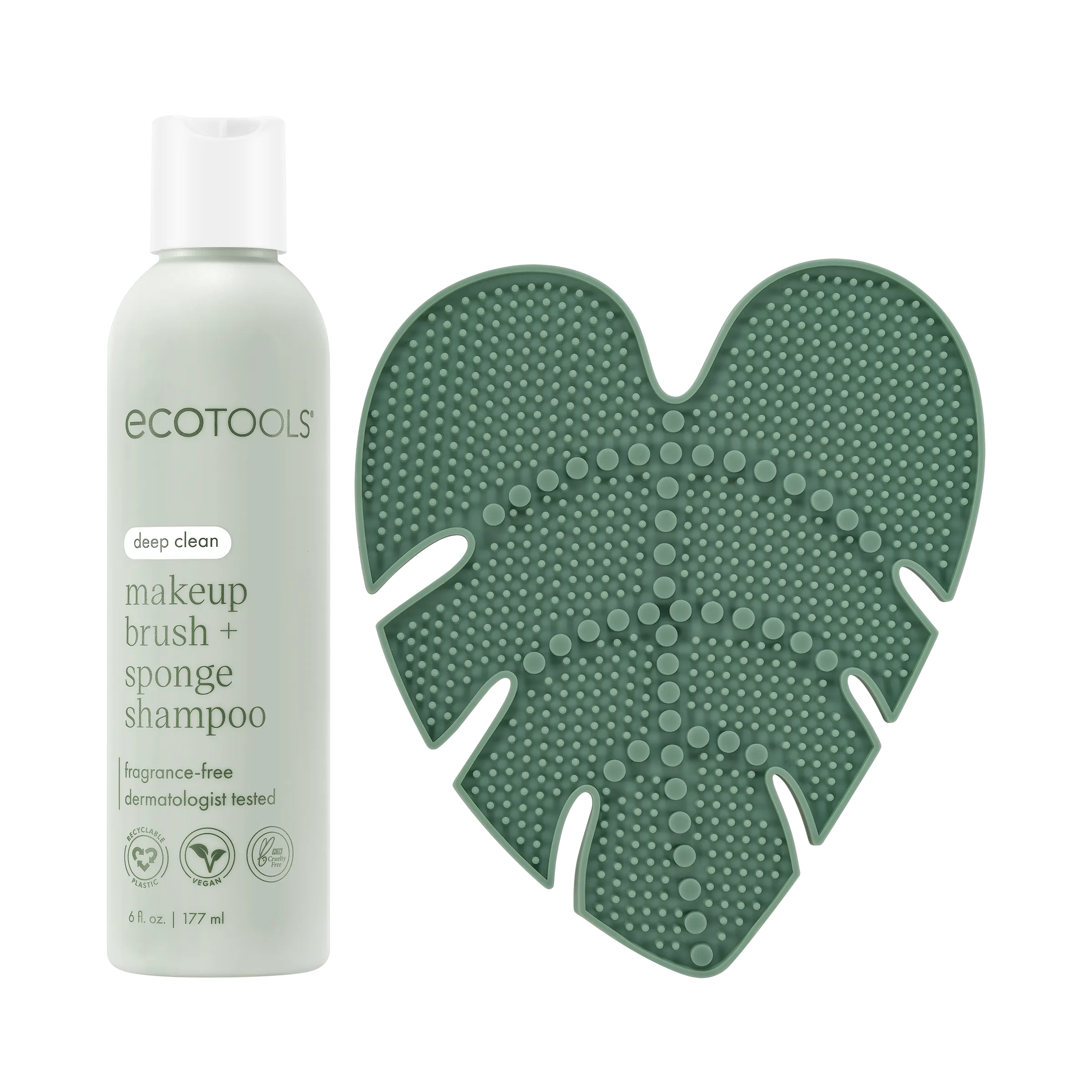 Makeup Brush Cleansing Pad   Deep Clean Shampoo Bundle