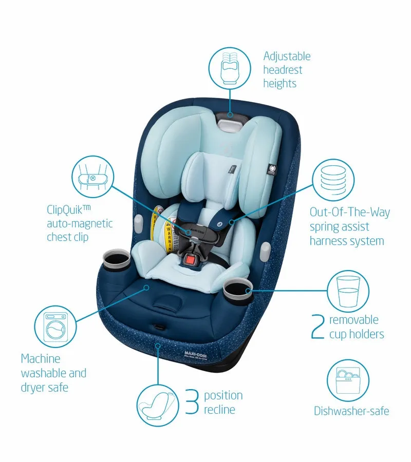 Maxi-Cosi Pria Max All-in-One Convertible Car Seat - Tetra Blue (PureCosi)