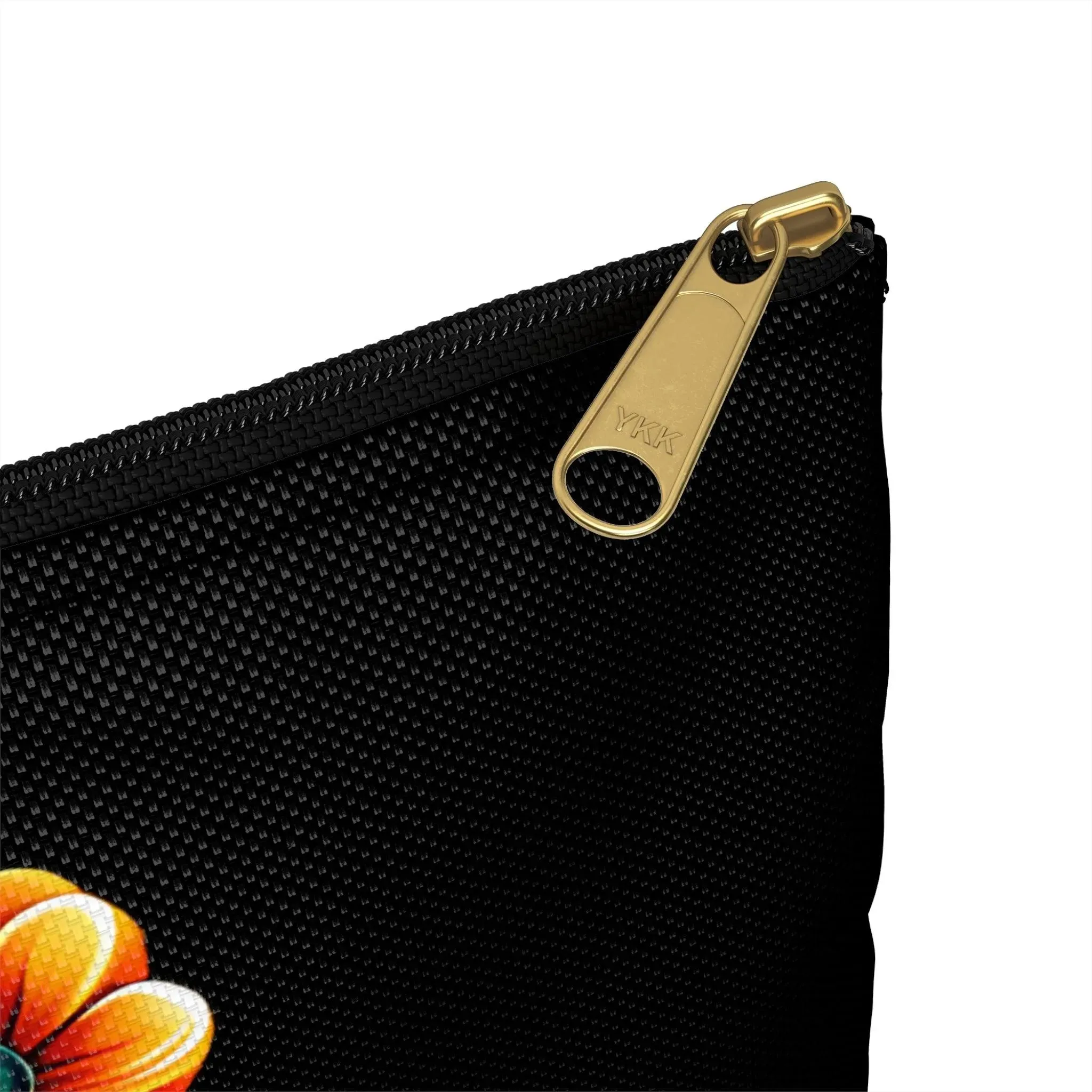 Mexican La Catrina Black Pouch