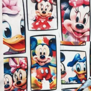 Mickey Minnie Friends Yoga Band CAPRI Leggings Disney Princess Magic Kingdom rts