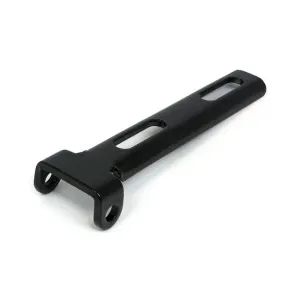 Motorcycle Solo Seat Square Front Mounting Bracket Black Universal fits - Highway Hawk H53-203B
