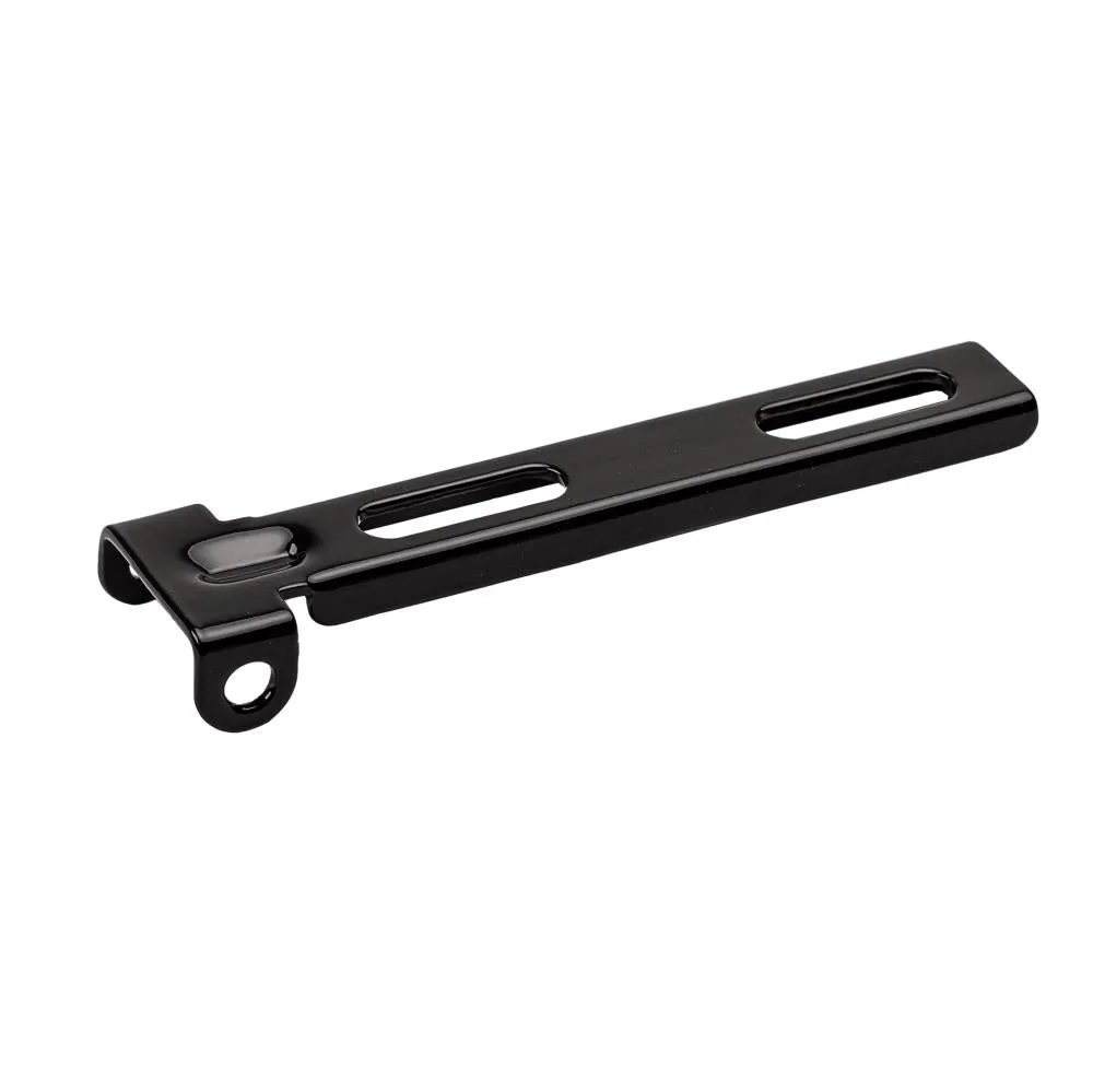 Motorcycle Solo Seat Square Front Mounting Bracket Black Universal fits - Highway Hawk H53-203B