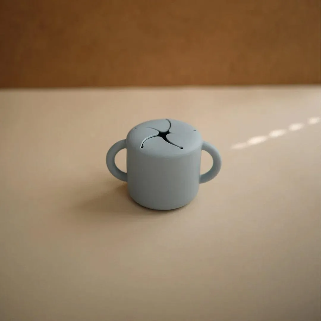 Mushie Snack Cups - Powder Blue