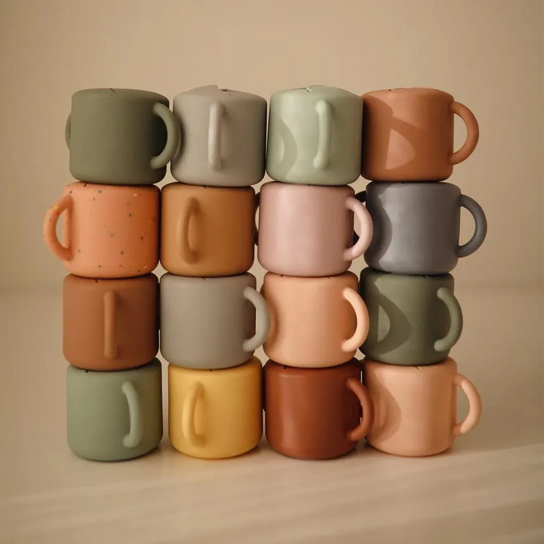 Mushie Snack Cups - Powder Blue