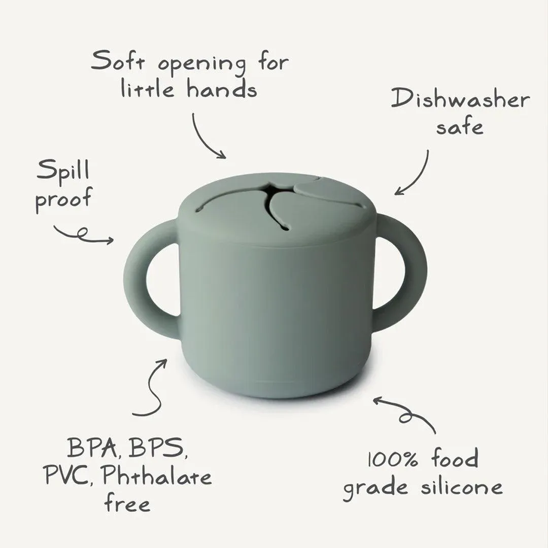 Mushie Snack Cups - Powder Blue