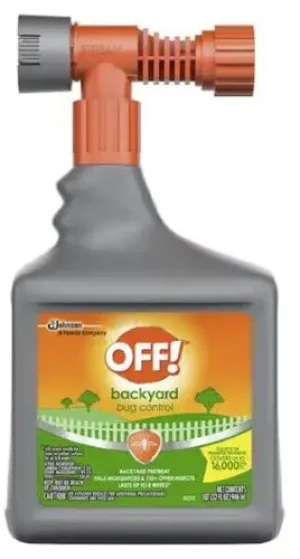 Off! 76939 32 oz Bottle of Backyard Bug / Mosquito Control Hose End Spray