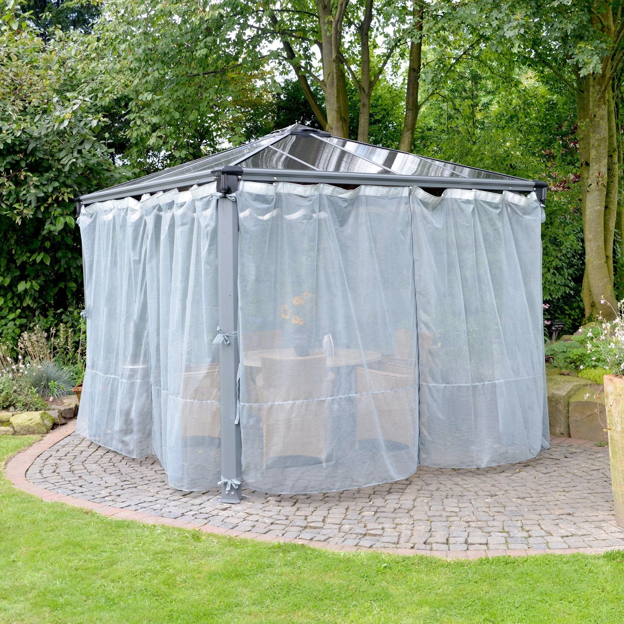 Palram - Canopia | Palermo and Milano Gazebo Netting Set - 4 Piece