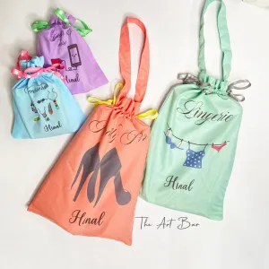 Personalised Travel Bags (Set of 4)