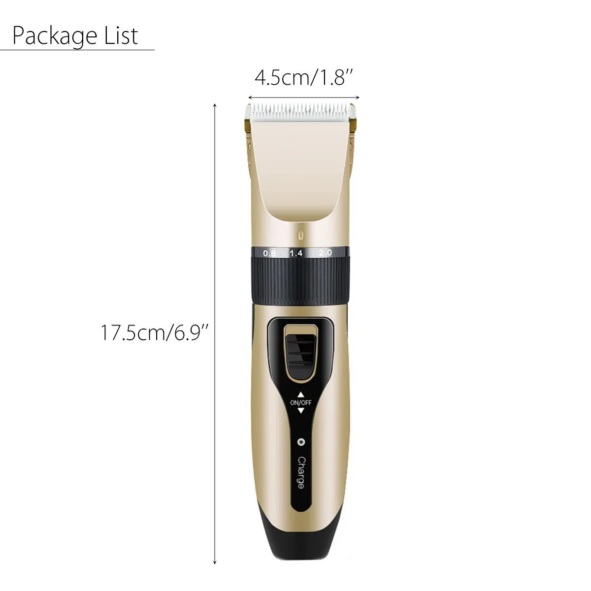 Pet Hair Trimmer Kit - Ultra Low Noise Design