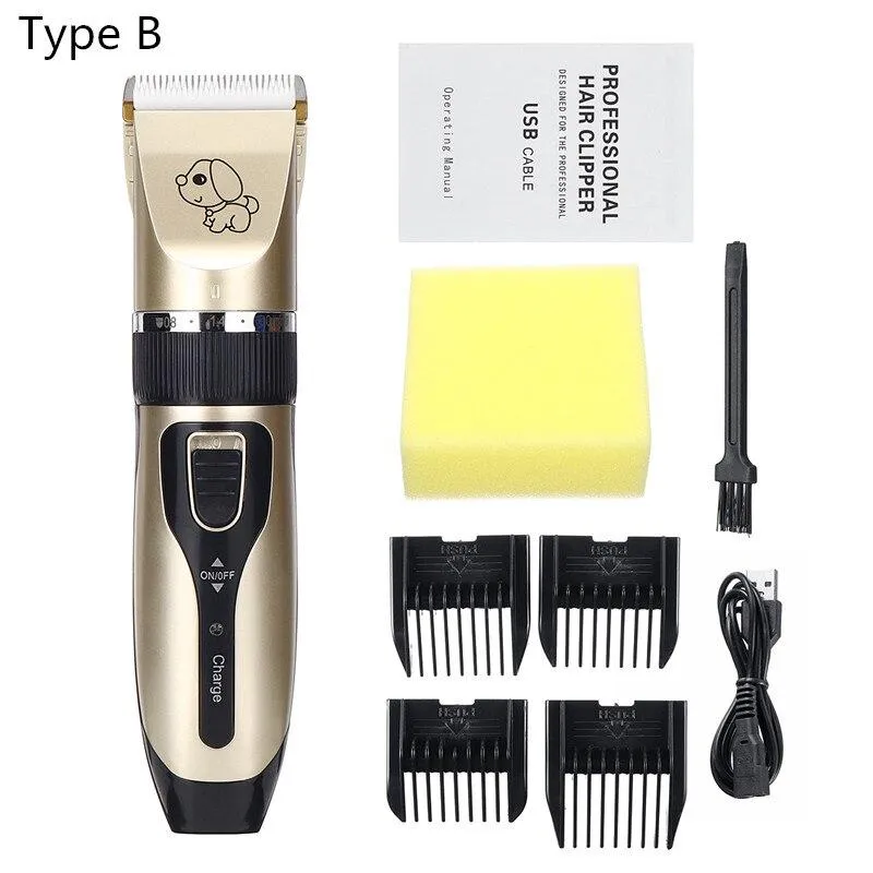 Pet Hair Trimmer Kit - Ultra Low Noise Design