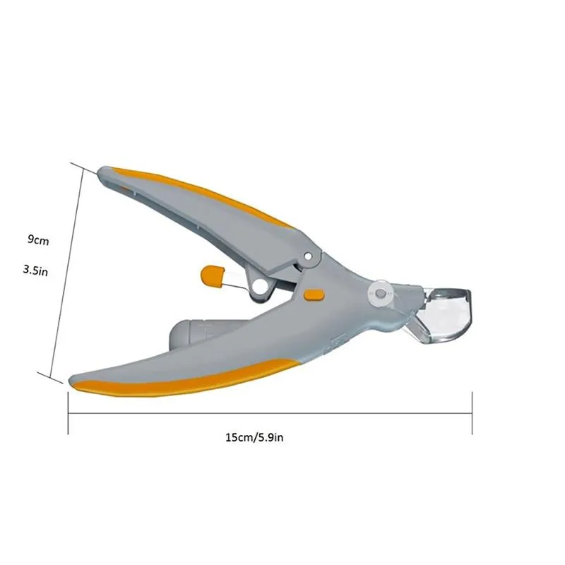 Pet Nail Clippers - LED light - 5x Magnification - Nail Length Guide