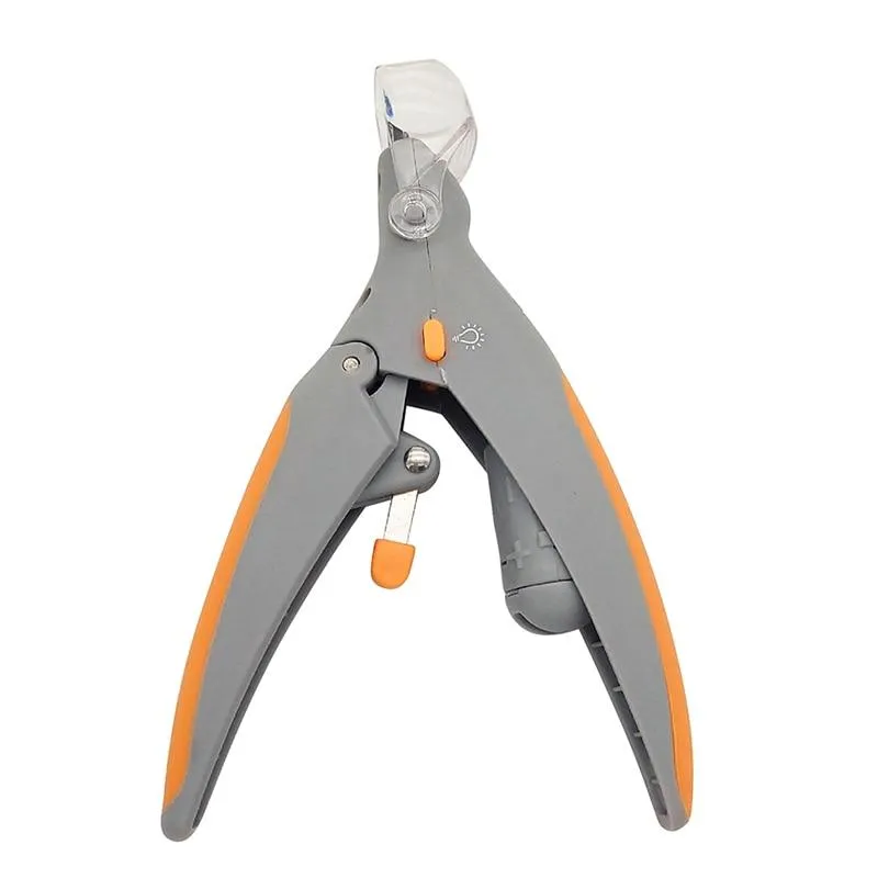 Pet Nail Clippers - LED light - 5x Magnification - Nail Length Guide