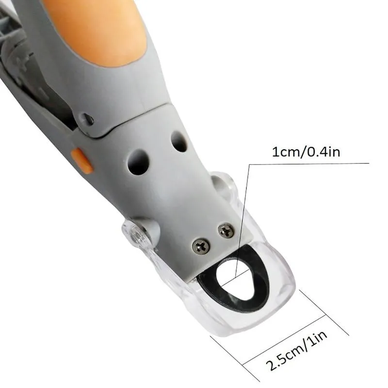 Pet Nail Clippers - LED light - 5x Magnification - Nail Length Guide