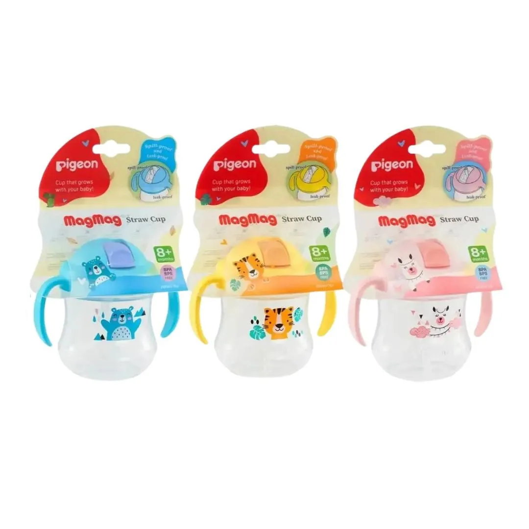 Pigeon MagMag Straw Cup 200ml (8m )