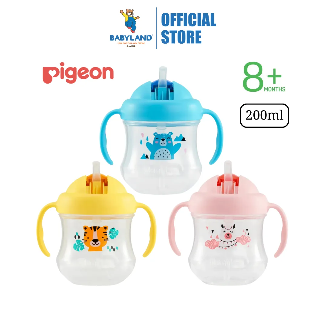 Pigeon MagMag Straw Cup 200ml (8m )