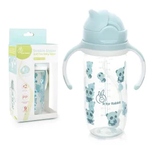 R for Rabbit Premium Bubble Baby Sipper |10 fl oz | Anti Spill Sippy Cup with Soft Silicone Straw BPA Free & Non Toxic for Baby/Kids of 9  Months - (300 ml Blue)