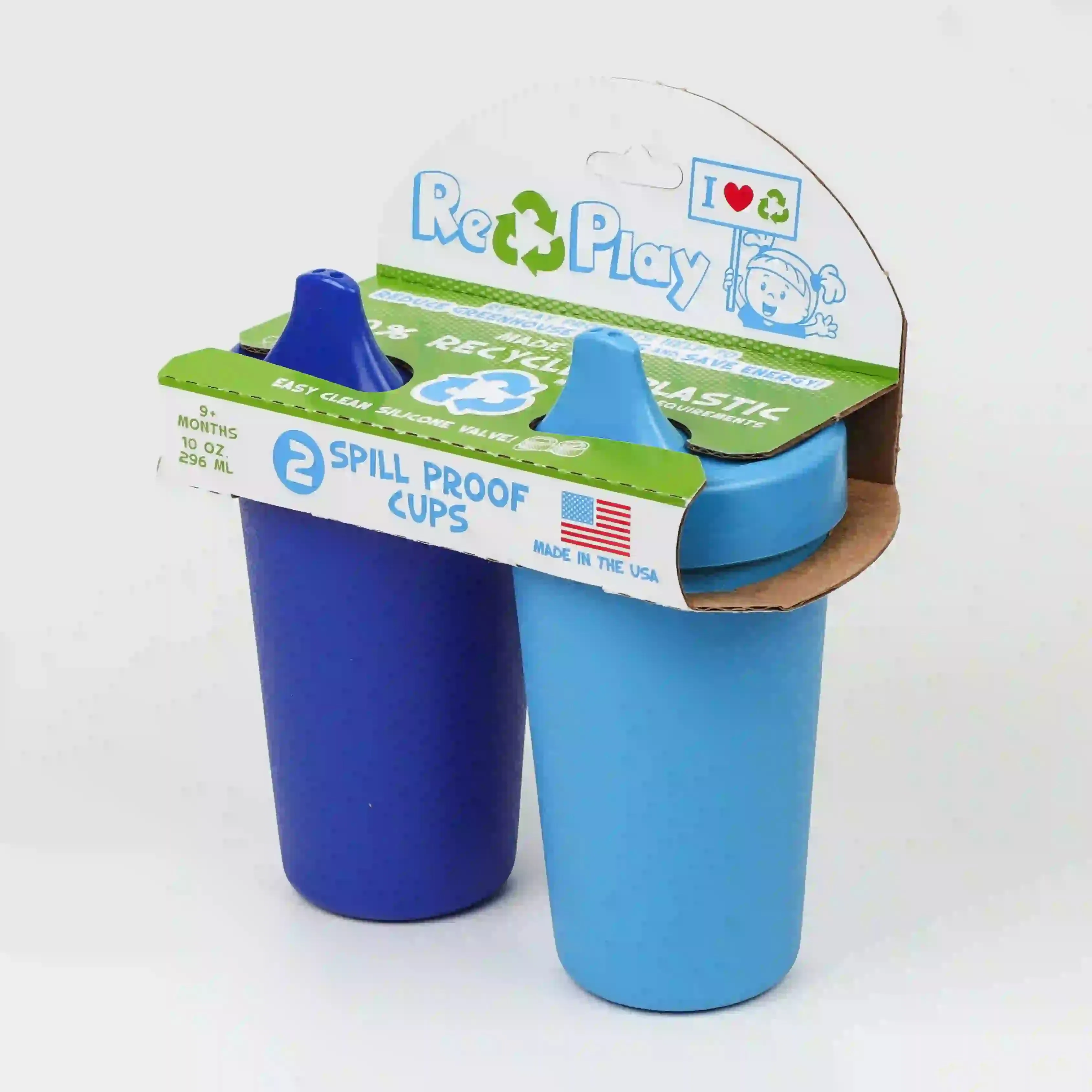 Replay Packaged Spill Proof Cups (True Blue)