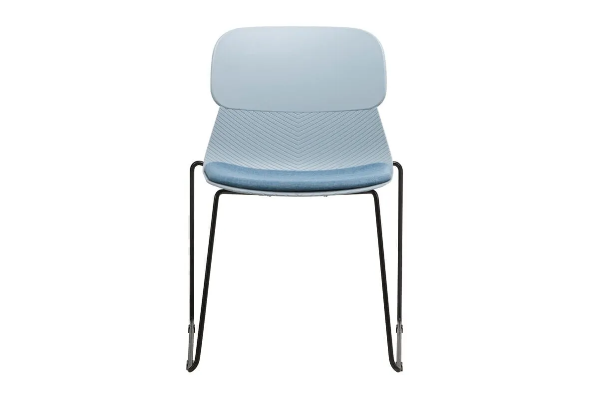 Sammy Plastic Chair - Sled Base