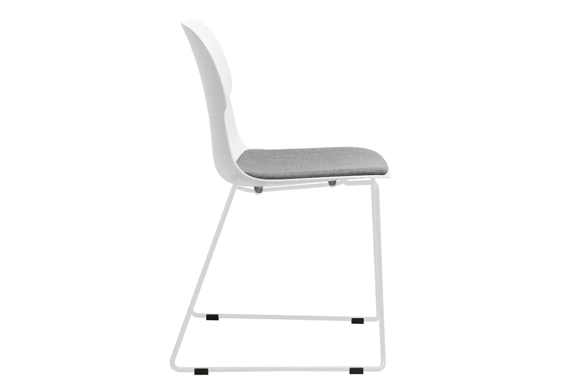 Sammy Plastic Chair - Sled Base