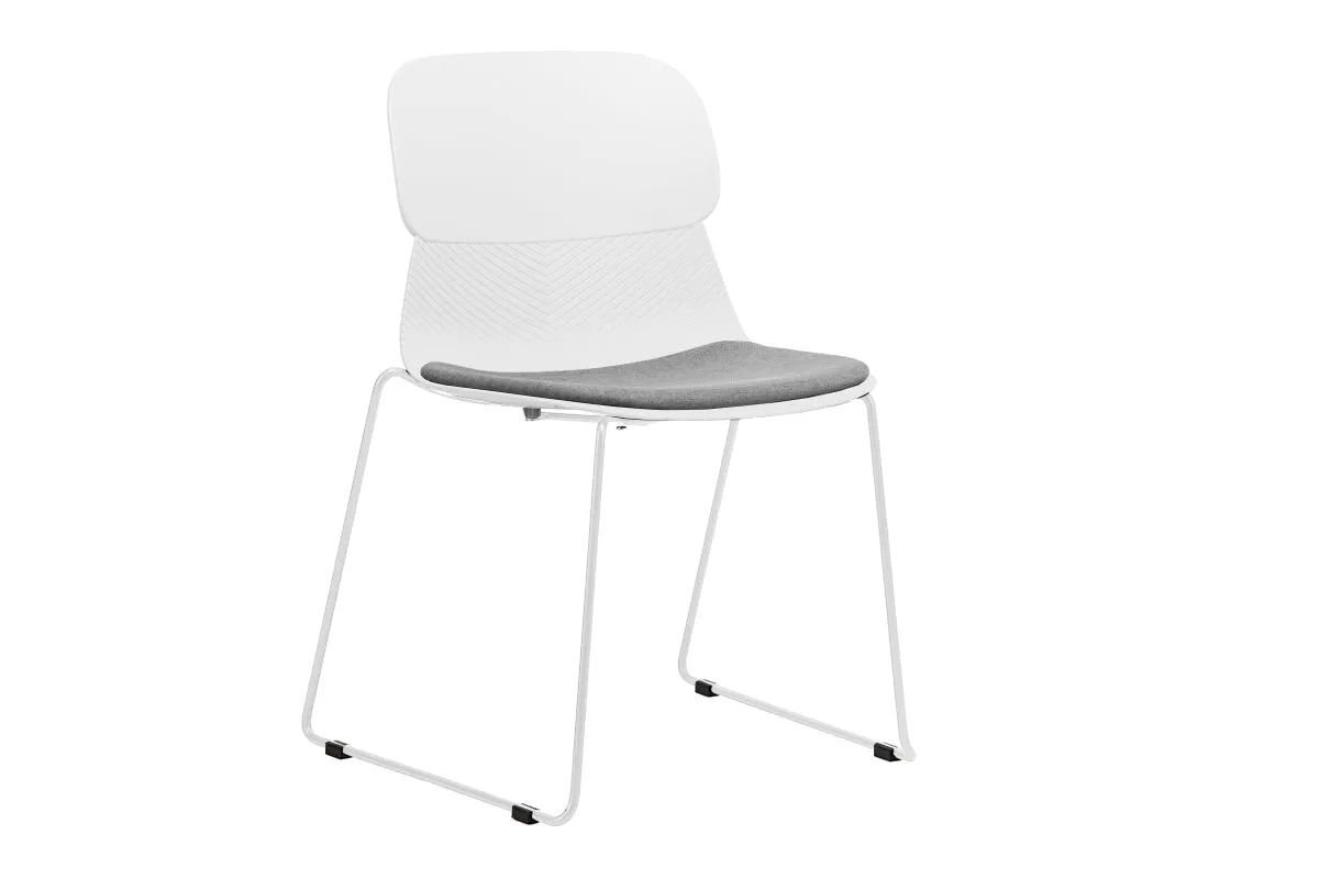 Sammy Plastic Chair - Sled Base