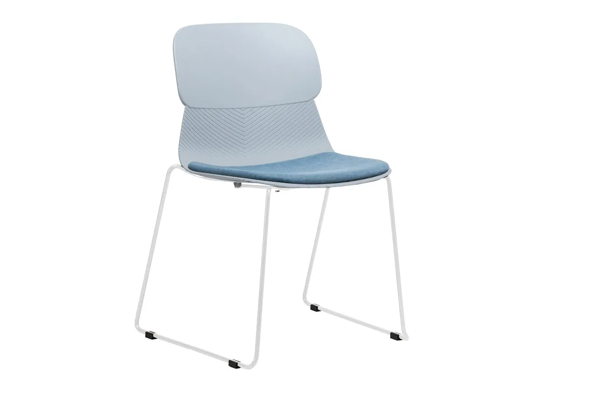 Sammy Plastic Chair - Sled Base